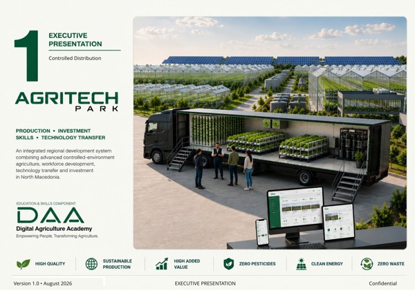AgriTech Park Executive Presentation cover